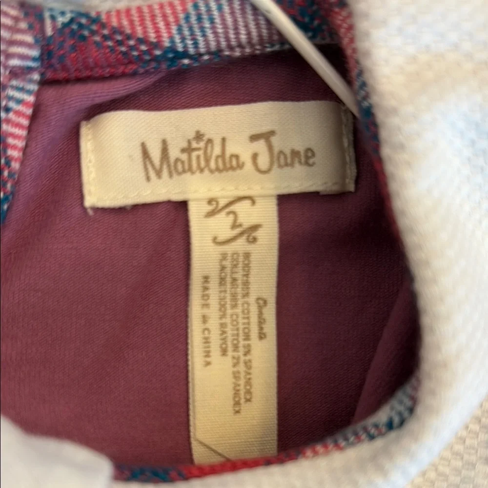 Purple Plaid Kids Shirt